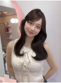 ケンニプモリで前髪アレンジ！今っぽい内巻きくびれヘア
