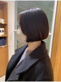 切りっぱなしボブ