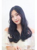 ゆるふわカールロングスタイル