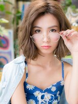 カバーヘアアンドスパ ブリス 浦和(COVER HAIR&SPA bliss)&nbsp;抜け感くせ毛風ニュアンスエアリーボブh4浦和20代30代40代