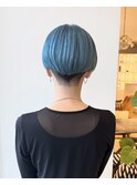 【髪質改善ブリーチ】Mint blue【千代田彩夏】0524