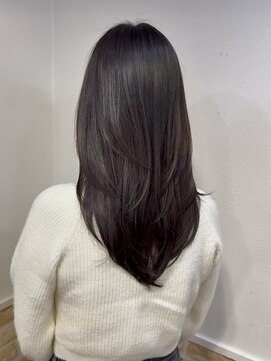 カミケン 黒岩店 kamiken・ 大人可愛い韓国ヘア◎セミロングレイヤー【カミケン黒岩店】