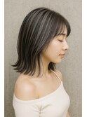 白髪ぼかしハイライト3