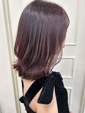 オペラ バイ バレエ 清澄白河店(OPERA by BALLET HAIR) ピンクラベンダー×レイヤーボブ