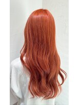 アジールヘア 池袋東口店(agir hair)&nbsp;ブリーチ＆ダブルカラービビットオレンジ池袋東口