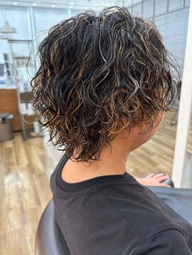 ロックス バイ マグ 松本(rocks BY MAG) 大人気ハイライトサーフカールパーマ