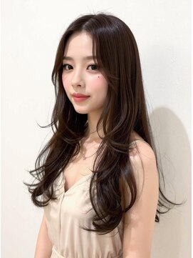 ブロウ ネックス ザ サロン 表参道(VLOW nex the salon) 韓国くびれヘア/ウルフカット/ロングレイヤー/20代 30代40代