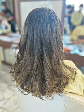 ナオシ 田原台店(nao c) 透明感アッシュブラウンロング【四條畷市】