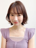トゥーナ 表参道(tona)&nbsp;ミディアムレイヤー、外ハネボブ、グレージュ☆