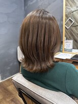 アルファ 我孫子店(alpha)&nbsp;髪質改善カラー/ベージュ/ミディアムボブ/我孫子駅