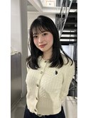 ブリーチなしブラウンカラー冬カラー春カラー