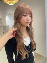 フィット ヒュー 千葉(fit hue) ミルクティーブロンド/ダークブルー/デジタルパーマ/千葉駅