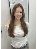 アジールヘア 赤羽駅南口店(agir hair) ブリーチなしカラーで透明感!レイヤーカットで小顔見せ