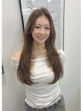 アジールヘア 赤羽駅南口店(agir hair) ブリーチなしカラーで透明感!レイヤーカットで小顔見せ