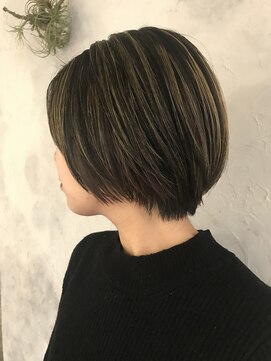 ヘアスタジオニコ(hair studio nico...) 細めハイライト×ショート