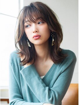 アフロート エル 錦糸町(AFLOAT L) 【ラルユー松宮】ラベージュ韓国シースルーバング髪質改善カット