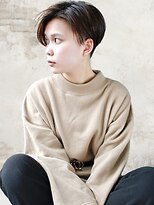 ヘアーアンジェ 南矢野目店(Hair ange)&nbsp;【イルミナカラー×髪質改善TR】耳かけショートスタイル