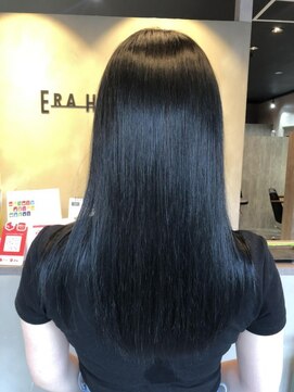 イーラヘアー(ERA HAIR) ツヤ髪ロング×エステストレート×ダークアッシュ