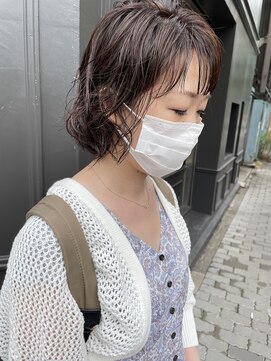 ヘアーアイスカルテット(HAIR ICI QUARTET) ミディアム × パーマ × メンテナンス