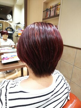 ネオリーブチノ 登戸店(Neolive cino) 髪質改善酸熱TRハホニコラメラメTR ショート美髪