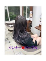 グリーン レーベル 川崎店(Green label) インナー×パープル