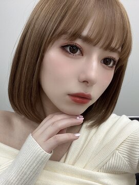 ティア(Tia.) (ボブヘア/縮毛矯正/髪質改善/ハイトーンボブ/きりっぱなしボブ)