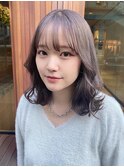 122髪質改善ミルクチョコレートショコラアッシュサーフスタイル