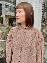 ヘアー アイス ルーチェ(HAIR ICI LUCE) オレンジブラウン  ブリーチなしカラー 透明感カラー