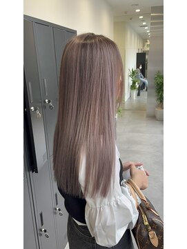 ゴートゥデイ 札幌Nix店(GO TODAY) ホワイトラベンダー系のエアータッチ【札幌/札幌駅】