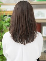 カバーヘア ブリス 志木南口駅前店(COVER HAIR bliss)&nbsp;■アッシュブラック前下がりレイヤーロング308志木20代30代40代