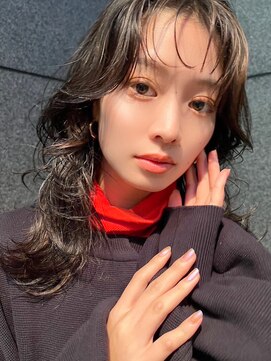 フリティ 大阪西梅田店(friity) ベージュインナーカラーショートボブレイヤーミディアム前髪