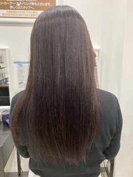 ビーズカラーイオン 酒田南店 20代30代に 愛されカラーオーガニックカラーピンクベージュ