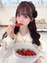 いちご食べる？片耳ひつじヘア＊まゆ