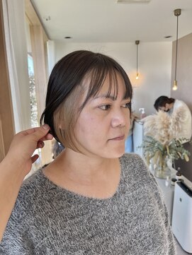 ゴカン(Gokan) ショートボブ×インナーカラー／shiho