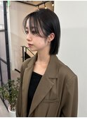 大人ボブ カーテンバング