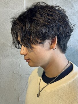 ニアウ 高崎店(Niau) ツイストスパイラルパーマ波巻きスパイラルパーマ群馬高崎眉毛