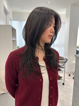 シティーバイローウェ 表参道(City/louwe) レイヤーカット/暗髪