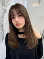 ナカイ(NAKAI)&nbsp;顔周りワンカールレイヤーカット/イメチェンヘアスタイル/韓国