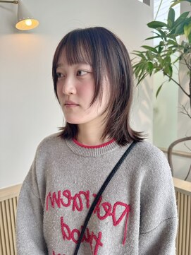 エコール(EcorE) ★マニッシュなミディアムウルフ