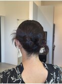 タイトヘア/カチモリ/結婚式ヘアにも◎