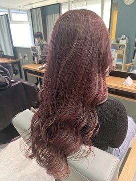 ブレイク 静岡掛川店(BREK) ピンクブラウン/似合わせカット