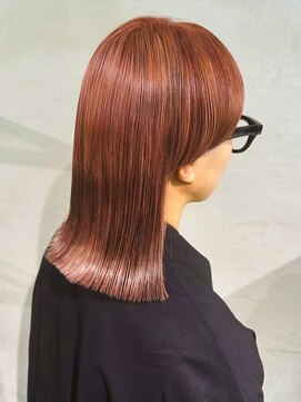 オジョマノ(OjOmano) ブリーチインナーカラーダブルカラーハイライト髪質改善20代30代