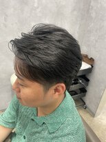 ネウィ 宮崎店(newi)&nbsp;アップバング　ニュアンスパーマ　フェードショート 【YUKI】