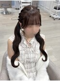 ねじりのツインテール