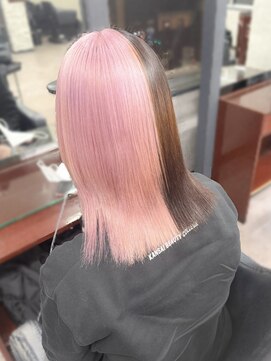 オズ 梅田店(OZ) 儚ピンク×ブラウン/ツートン/地雷系