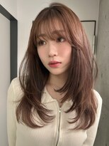 ネスト(NEST) レイヤー/艶カラー/ベージュ顔周りレイヤー