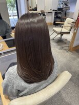 ワンデイ 表参道(oneday)&nbsp;透明感のある暗髪/乾燥ケア×艶髪ロング/オリーブグレージュ