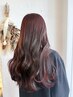 【春っぽく】ロング料金なし カット＋カラー＋クイックTR　￥13000
