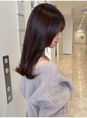 低めレイヤーで顔周りも可愛いスタイル♪