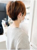 福山Caary20代30代40代50代60代ショートヘア小顔補正立体カット
